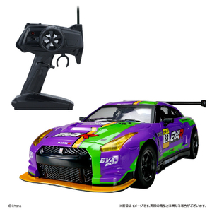 ハピネット 1/16 R/C エヴァRT初号機 日産GT-R NISMO GT3 16ﾆﾂｻﾝGTRﾆｽﾓGT3ｴｳﾞｱRT-イメージ2