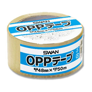 スワン スワン OPPテープ 50μ 48mm×50m 透明 1巻 FC957SB-002079032-イメージ1