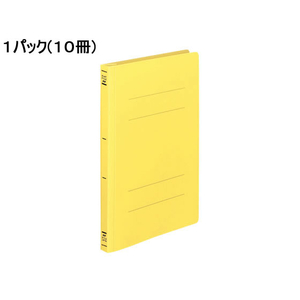 コクヨ フラットファイルPP B5タテ とじ厚15mm 黄 10冊 1パック(10冊) F835882-ﾌ-H11Y-イメージ1