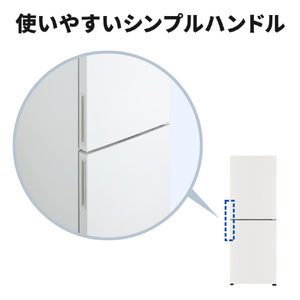 三菱 218L 前開きタイプフリーザー マットホワイト MF-U22K-W-イメージ10