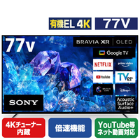 SONY 77V型4Kチューナー内蔵4K対応有機ELテレビ BRAVIA XRJ-77A80K