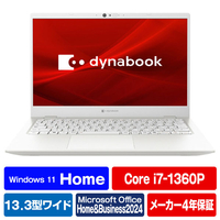 Dynabook ノートパソコン e angle select dynabook パールホワイト P4G6YWBE