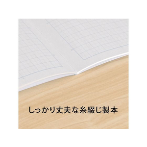 キョクトウ スクールノート B5 5mm方眼 チェック柄ブルー ブルー1冊 F887827-LMC5GB-イメージ4