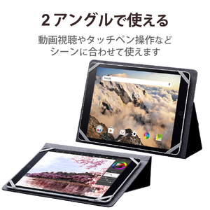 エレコム 8．5～11．5インチ用タブレットケース ブラック TB-10SPG2LBK-イメージ5