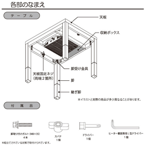 ユアサプライムス お一人様コタツ なごみ(69×55cm) ブラウン NGM-N69DLH(FBR)-イメージ9