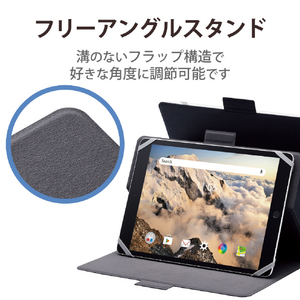 エレコム 8．5～11．5インチ用タブレットケース ブラック TB-10UHGFLBK-イメージ5