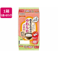 テーブルマーク 国産こしひかりやわらかごはん小盛 6食×8P FC983PT