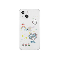 AKAN iPhone 15用ソフトクリアケース Bear Dream AK25619I15