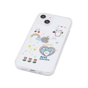 AKAN iPhone 15用ソフトクリアケース Bear Dream AK25619I15-イメージ2