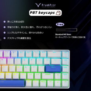 DrunkDeer ゲーミングキーボード DrunkDeer G65 PBT Keycaps(US配列) Black G65-B0P01-イメージ5