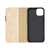 NATURALdesign iPhone 14/13用手帳型ケース カード入れ・スタンド機能付 FLAT． エクリュ IP22-61-FLAT01-イメージ3