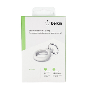 BELKIN AirTag用キーリング保護ケース ホワイト F8W973BTWHT-イメージ2