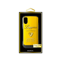 MSソリューションズ iPhone XS/X ハイブリッドケース LEGGERA ソリッドイエロー LP-IPSHVLSYE