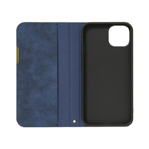 NATURALdesign iPhone 14/13用手帳型ケース カード入れ・スタンド機能付 FLAT． ネイビー IP22-61-FLAT04-イメージ3