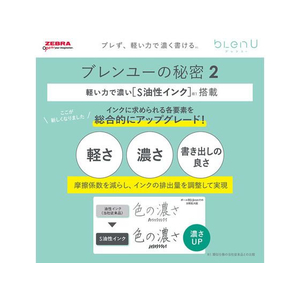 ゼブラ ブレンユー 0.5mm 白 FC584SJ-BAS87-W-イメージ5