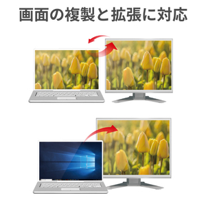 エレコム DisplayPort用HDMI変換ケーブル(2．0m) ブラック CAC-DPHDMI20BK-イメージ4