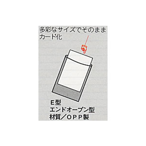 コレクト 透明ポケット 名刺サイズ 91×57mm 30枚 F803484-CF-210-イメージ2