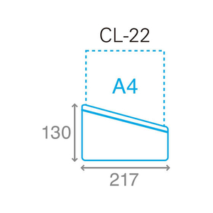 カール事務器 Qfit ファイリングポケット A4サイズ FC12190-CL-22-イメージ4