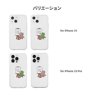 AKAN iPhone 15用ソフトクリアケース ピンク AK25624I15-イメージ13