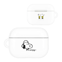 グルマンディーズ AirPods Pro/Pro(第2世代)用ソフトケース ピーナッツ スヌーピー SNG-737A