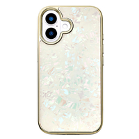 ユニケース iPhone 16用Glass Shell Case ゴールド UNI-CSIP24M-0GSGD