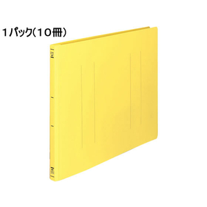 コクヨ フラットファイルPP A3ヨコ とじ厚15mm 黄 10冊 1パック(10冊) F835897-ﾌ-H48Y-イメージ1