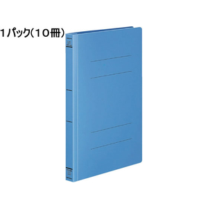 コクヨ フラットファイル(PPワイド) A4タテ とじ厚25mm 青 10冊 1パック(10冊) F835898-ﾌ-HW10NB-イメージ1