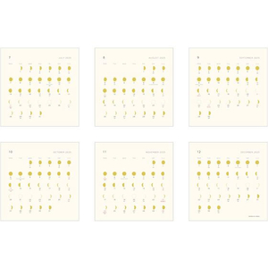 エルコミューン カレンダー 2025年 卓上 月の満ち欠け FC636SG-CAL116-イメージ4