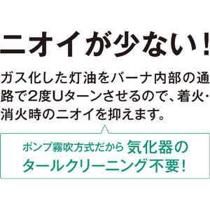 コロナ 木造31畳 コンクリート43畳まで 石油ファンヒーター ブルーバーナ ブルーメタリック GH-G12F(A)-イメージ4