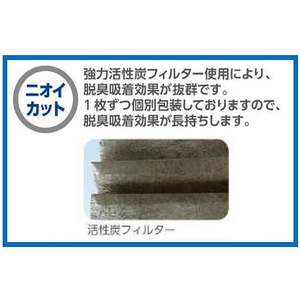 クー・メディカル・ジャパン 活性炭入り四層マスク 30枚 FC93212-イメージ3