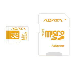 A-DATA microSDHC Class10 UHS-1 V10 A1(32GB) ホワイト/オレンジ AMSD32GA1V10EDOR-イメージ3