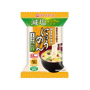 アマノフーズ にゅうめん 減塩まろやか鶏だし 14.5g FCR7076-イメージ1