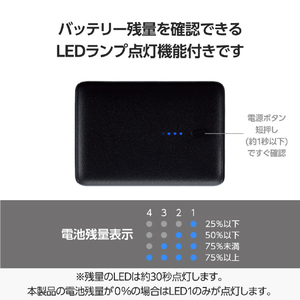 エレコム コンパクトモバイルバッテリー(10000mAh/20W/C×2) ブラック DE-C47L-10000BK-イメージ8