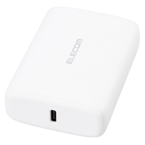 エレコム コンパクトモバイルバッテリー(10000mAh/20W/C×2) ホワイト DE-C47L-10000WH-イメージ1