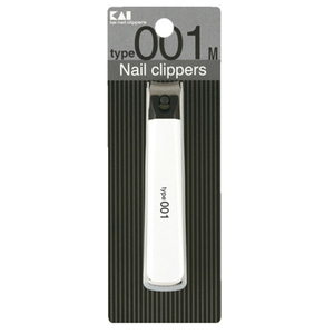 貝印 Nail Clippers ツメキリ type001M 白 KE0122ﾂﾒｷﾘ001M-イメージ1