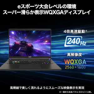 MSI ノートパソコン Vector 16 HX A13V コスモスグレイ VECTOR16HXA13VHG4024JP-イメージ4