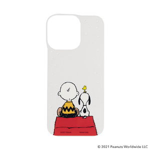 Hamee iPhone 13用インナーシート IFACE REFLECTION PEANUTS/ピーナッツ 犬小屋/星空 41-936405-イメージ1