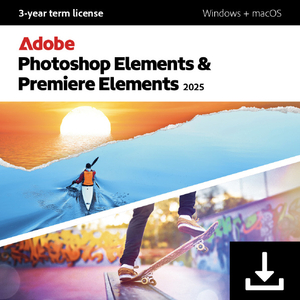 Adobe Photoshop & Premiere Elements 2025 通常 3年版【ダウンロード版】 DLPHSPPREMELE253YHDL-イメージ1