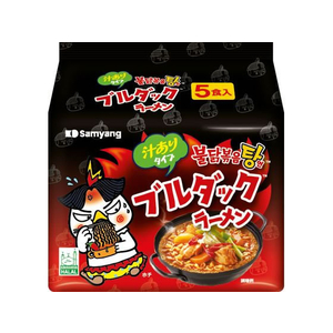 三菱ジャパン 三養ジャパン/ブルダック ラーメン 袋麺 5食パック FC110RW-イメージ1