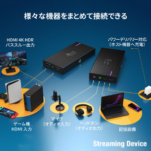 j5 create 4K対応ゲーミングキャプチャボード ブラック JVA14-イメージ4