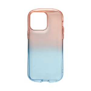 Hamee iPhone 14 Pro Max用TPUケース IFACE LOOK IN CLEAR LOLLY ストロベリー/アクア 41-946466-イメージ1