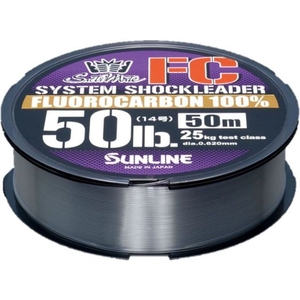 サンライン SM システムショックリーダーFC 50M 25LB FCE7182-イメージ1