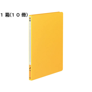 コクヨ レターファイル(色厚板紙) A4タテ とじ厚12mm 黄 10冊 1箱(10冊) F835925-ﾌ-550Y-イメージ1