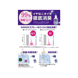 ライオン NANOX 衣類布製品除菌消臭スプレー 詰替 320mL F358670-イメージ4