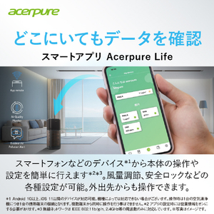 Acer 空気清浄機 Acerpure pro ブラック AP972-50B-イメージ6