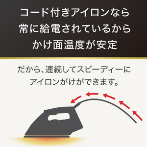 ティファール コード付スチームアイロン ターボプロ6825 FV6825J0-イメージ10