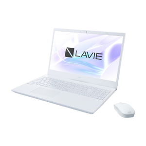 NEC ノートパソコン e angle select LAVIE N15 パールホワイト PC-N1535FAW-E3-イメージ1