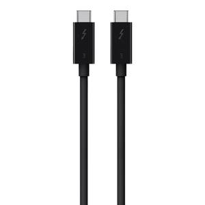 BELKIN Thunderbolt3ケーブル 0.8m ブラック F2CD084BT0.8MBK-イメージ2