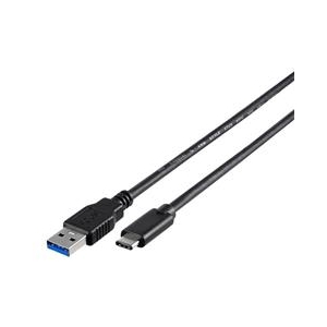 BUFFALO USB3．1 Gen1ケーブル(A to C) (1．0m) ブラック BSUAC31110BK-イメージ1