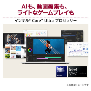 LG Electronics Japan ノートパソコン LG gram 2in1 オブシディアンブラック 14T90S-MA55J-イメージ5